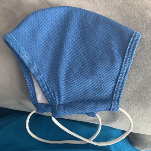 Royal Blue Reusable WATER RESISTANCE ANTI-MICROBIAL Fabric Face Mask 3-PLY photo review